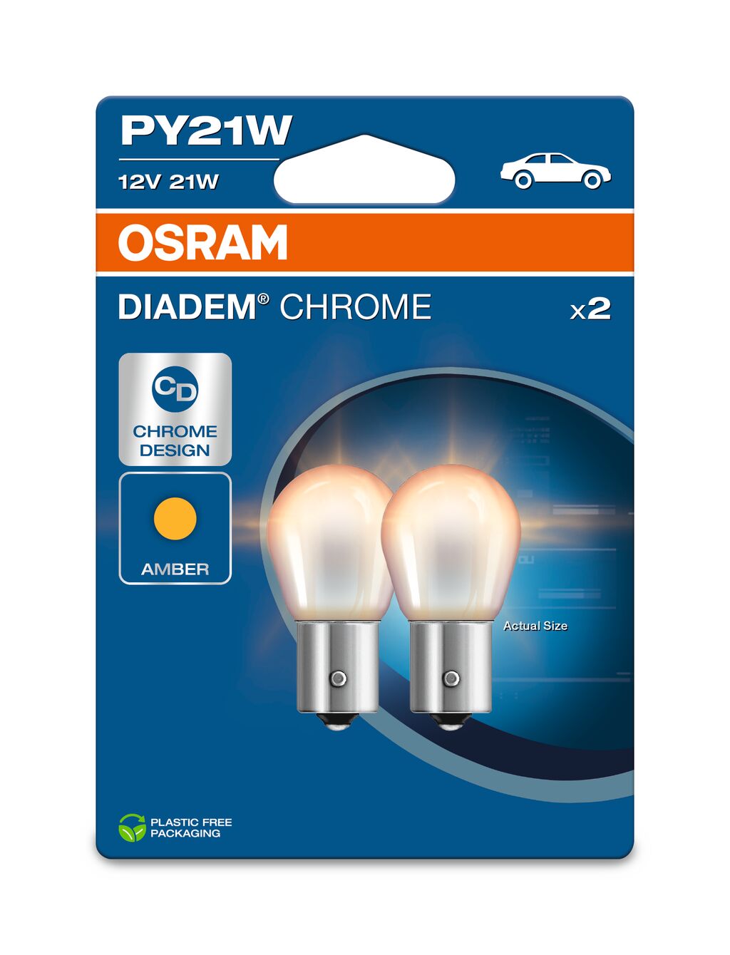 OSRAM 7507DC-2BL DIADEM CHROME Glühlampe, Blinkleuchte